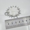 约50mm焊锡白贝太阳吊坠